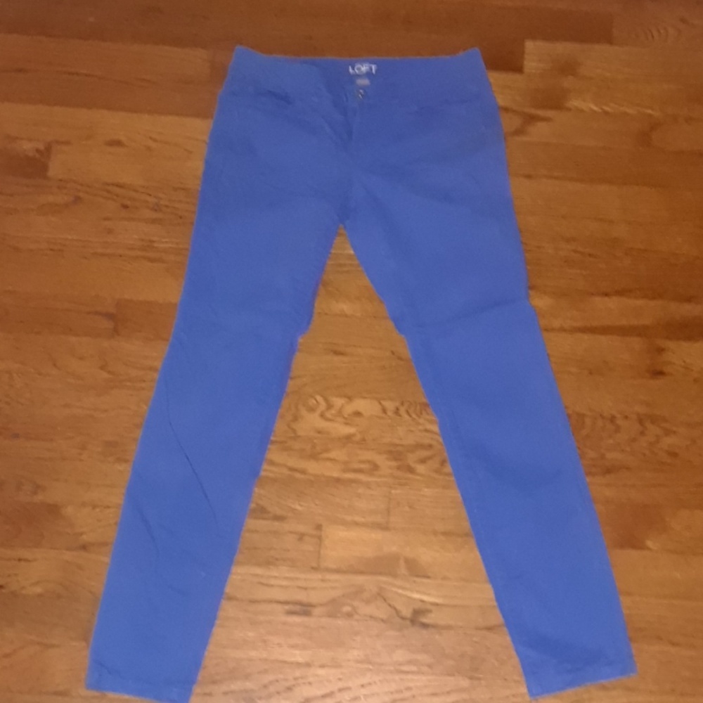 BRIGHT BABY BLUE LOFT JEANS